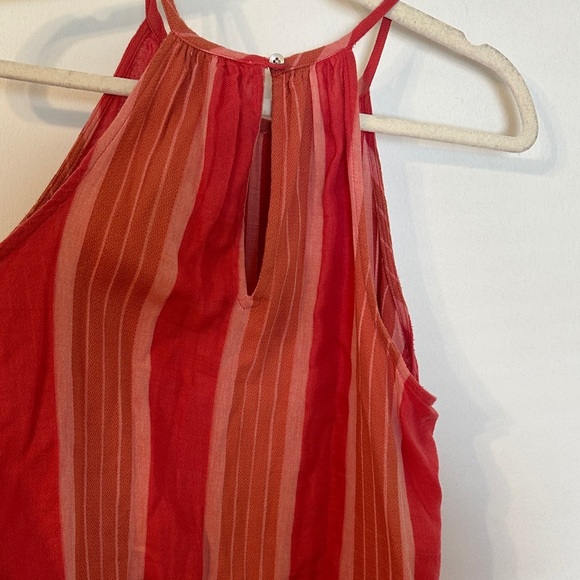 Lou & Grey Pink and Orange Striped Mini Dress - Picture 3 of 4